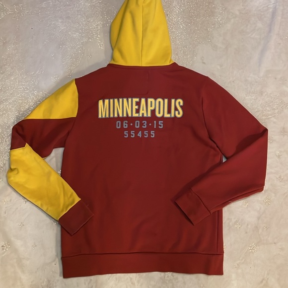 Zipcode Rolling Stone Pullover Minneapolis Hoodie Medium Sweatshirt - Picture 3 of 7